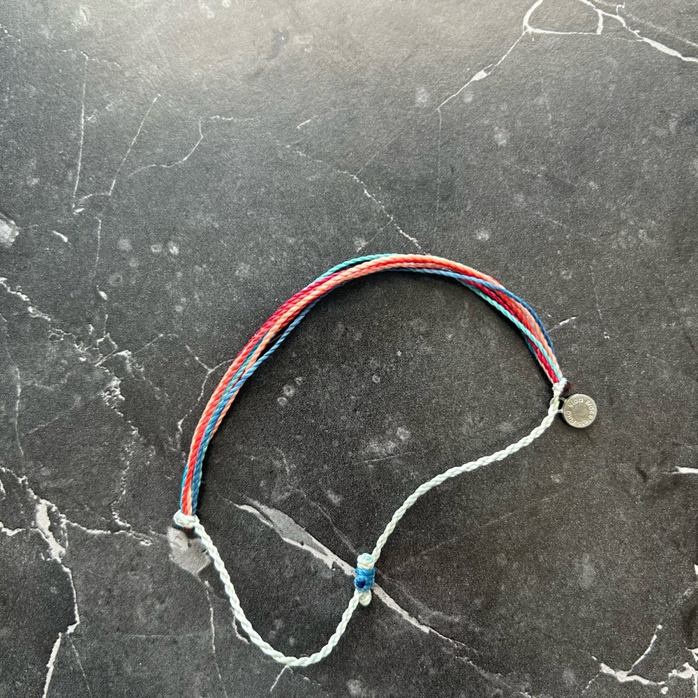 Colorful Braided Bracelet with Charm